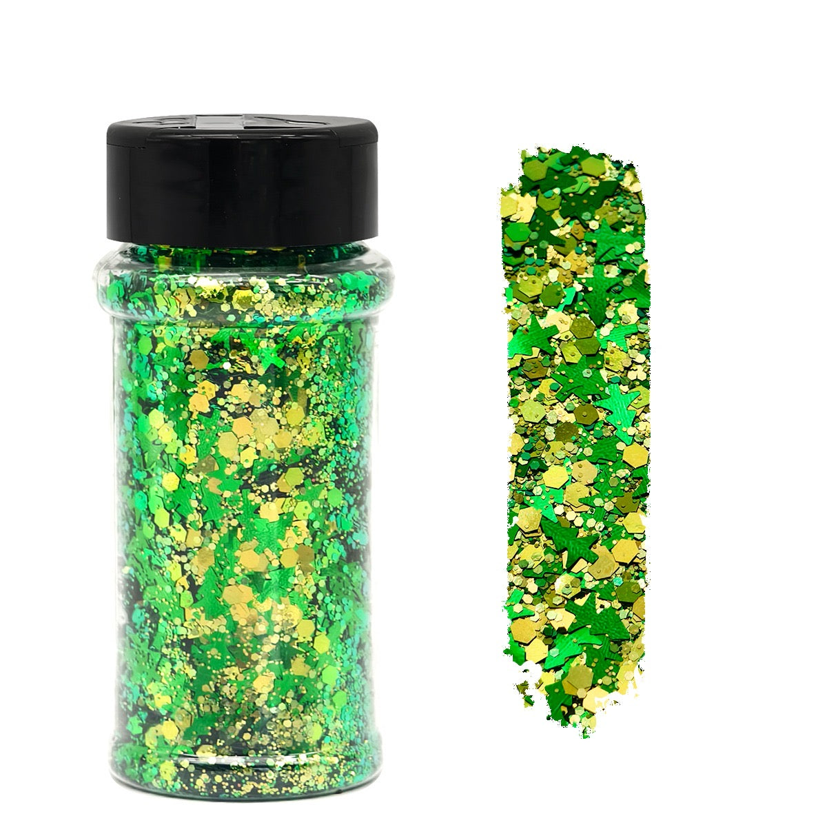 Emerald Forest Shaped Glitter