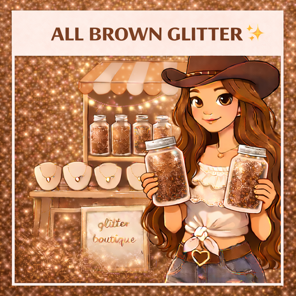ALL BROWN GLITTER