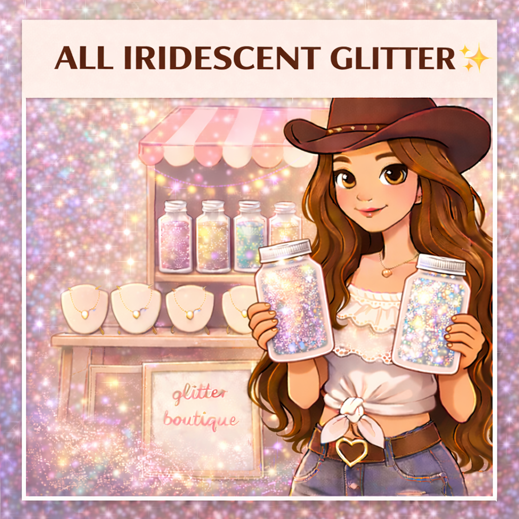 ALL IRIDESCENT GLITTER
