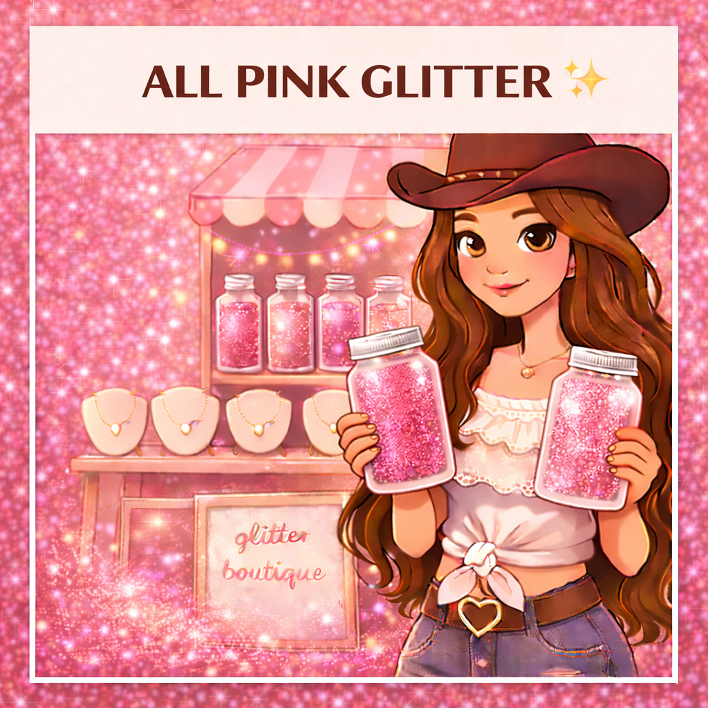 ALL PINK GLITTER