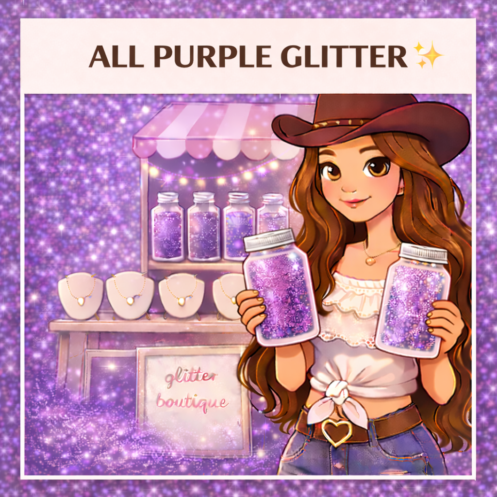 ALL PURPLE GLITTER