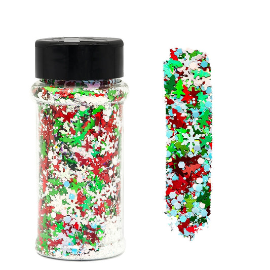 Winter Festival Shaped Glitter